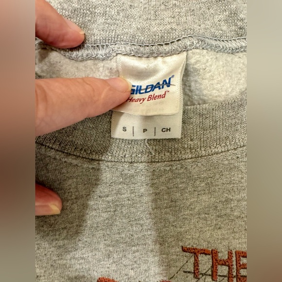 The Districts indie rock band merch crewneck sweatshirt Gildan gray size small - Picture 2 of 5